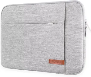 Lacdo Laptop Sleeve Case for 16 inch New MacBook Pro M4/M3/M2/M1 Pro/Max A3403 A3186 A2991 A2780 A2485 A2141 2024-2019 | 15 inch Microsoft Surface Laptop 7th Copilot PC, 6 5 4 3 Computer Bag, Gray