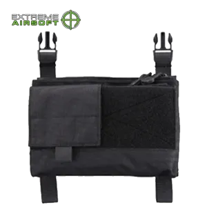 Lancer Tactical MK4 Fight Chassis Buckle Up Pouch Panel (Color: Black)