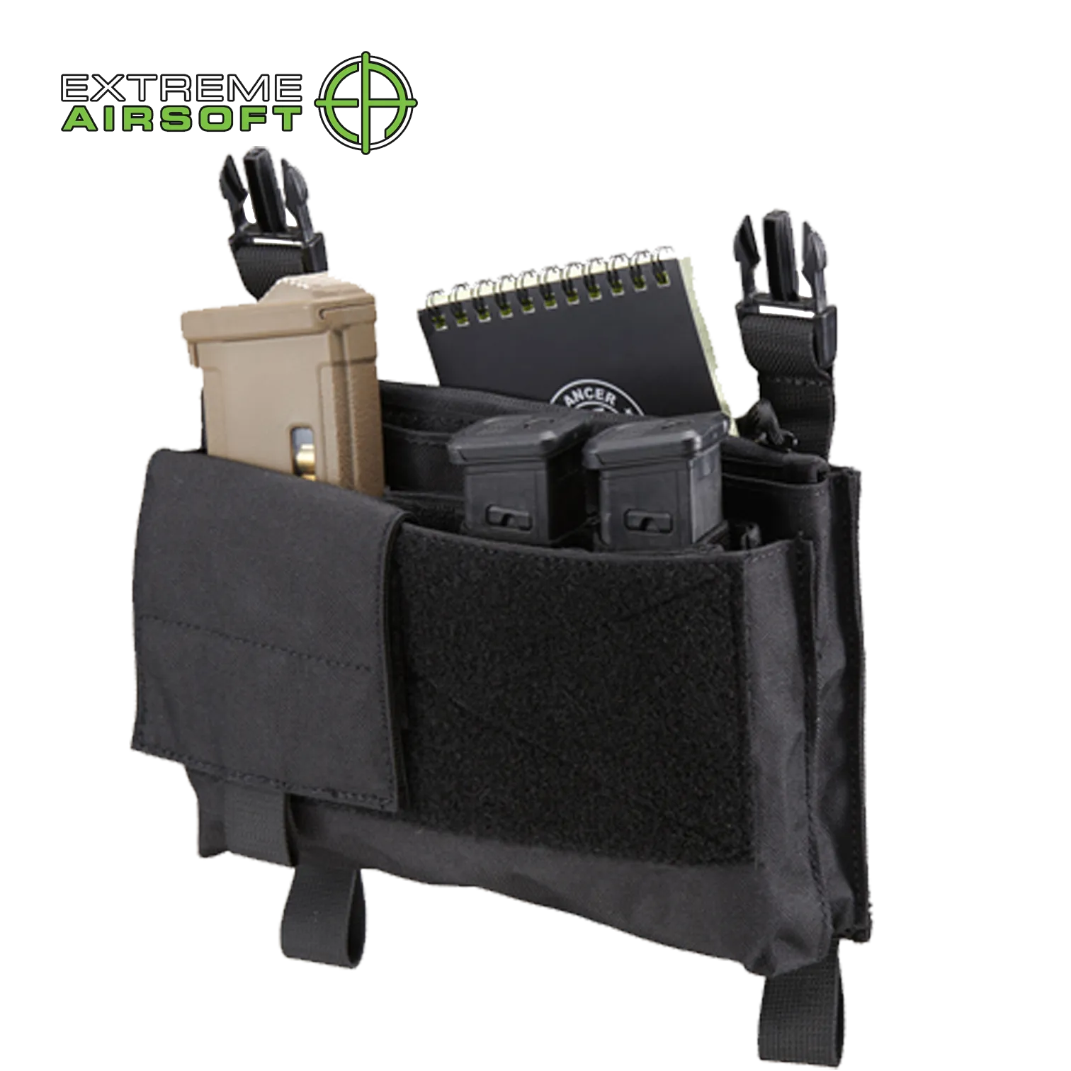 Lancer Tactical MK4 Fight Chassis Buckle Up Pouch Panel (Color: Black)