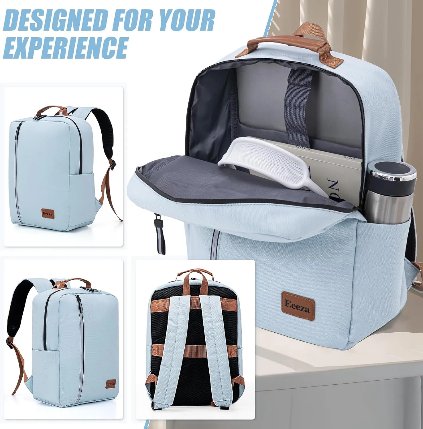 Laptop Backpack, Durable Lightweight Travel Backpack Featuring Spacious Main Laptop Compartment, Functionality for Travel, School, Daily Use
