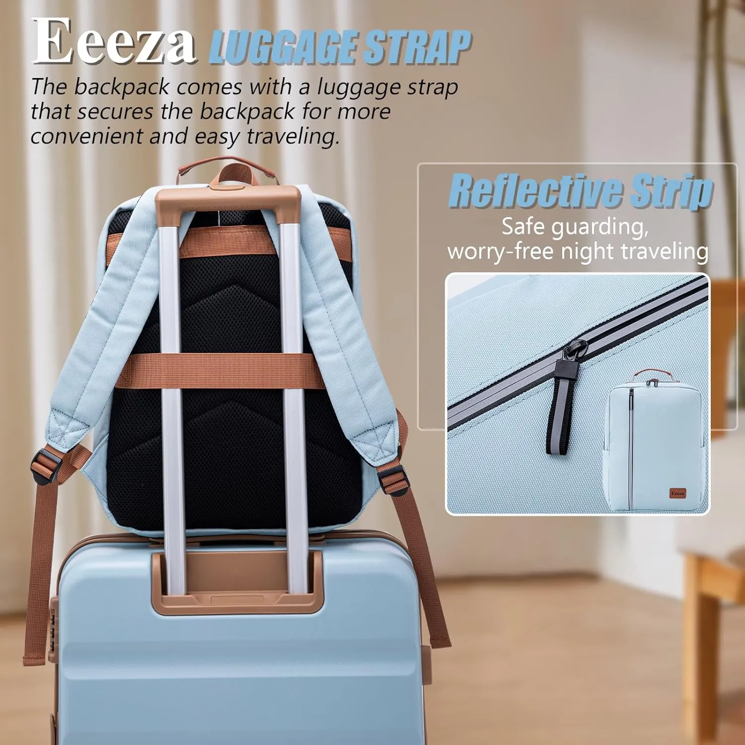 Laptop Backpack, Durable Lightweight Travel Backpack Featuring Spacious Main Laptop Compartment, Functionality for Travel, School, Daily Use