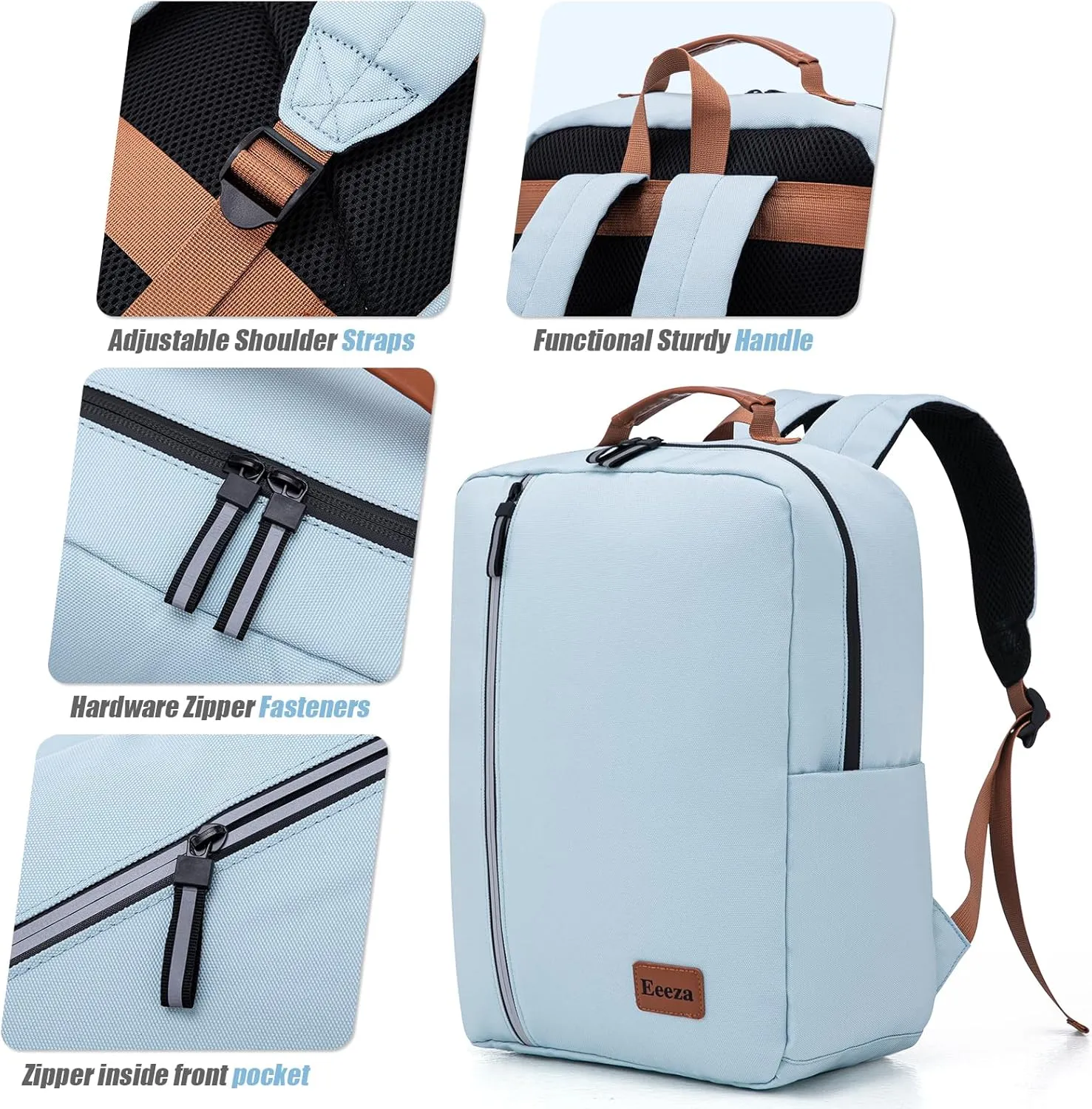 Laptop Backpack, Durable Lightweight Travel Backpack Featuring Spacious Main Laptop Compartment, Functionality for Travel, School, Daily Use