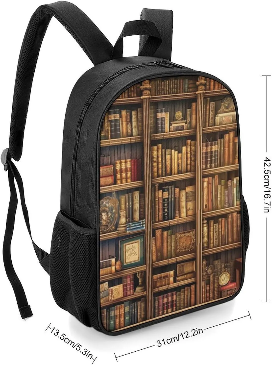 Laptop Backpack for Travel Daypack Library Bookshelf Book Computer Bag Work Back Pack Laptop Bag Casual Nurse Bag