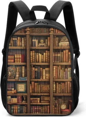 Laptop Backpack for Travel Daypack Library Bookshelf Book Computer Bag Work Back Pack Laptop Bag Casual Nurse Bag