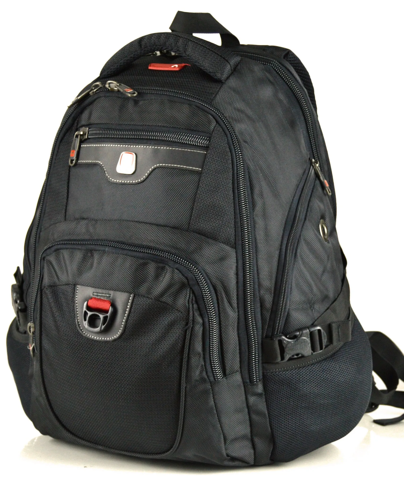 *Laptop Backpack Ultra Strong Bag - Black