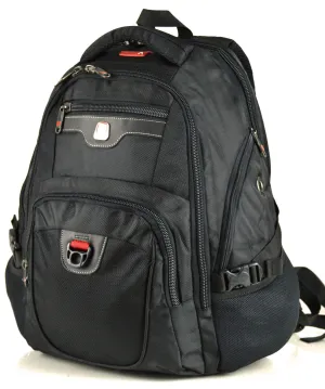 *Laptop Backpack Ultra Strong Bag - Black