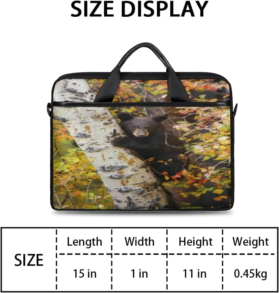 Laptop Bag Case Shoulder Messenger Carrying Bag 13 14 15 Inch Waterproof Computer Sleeve Cover