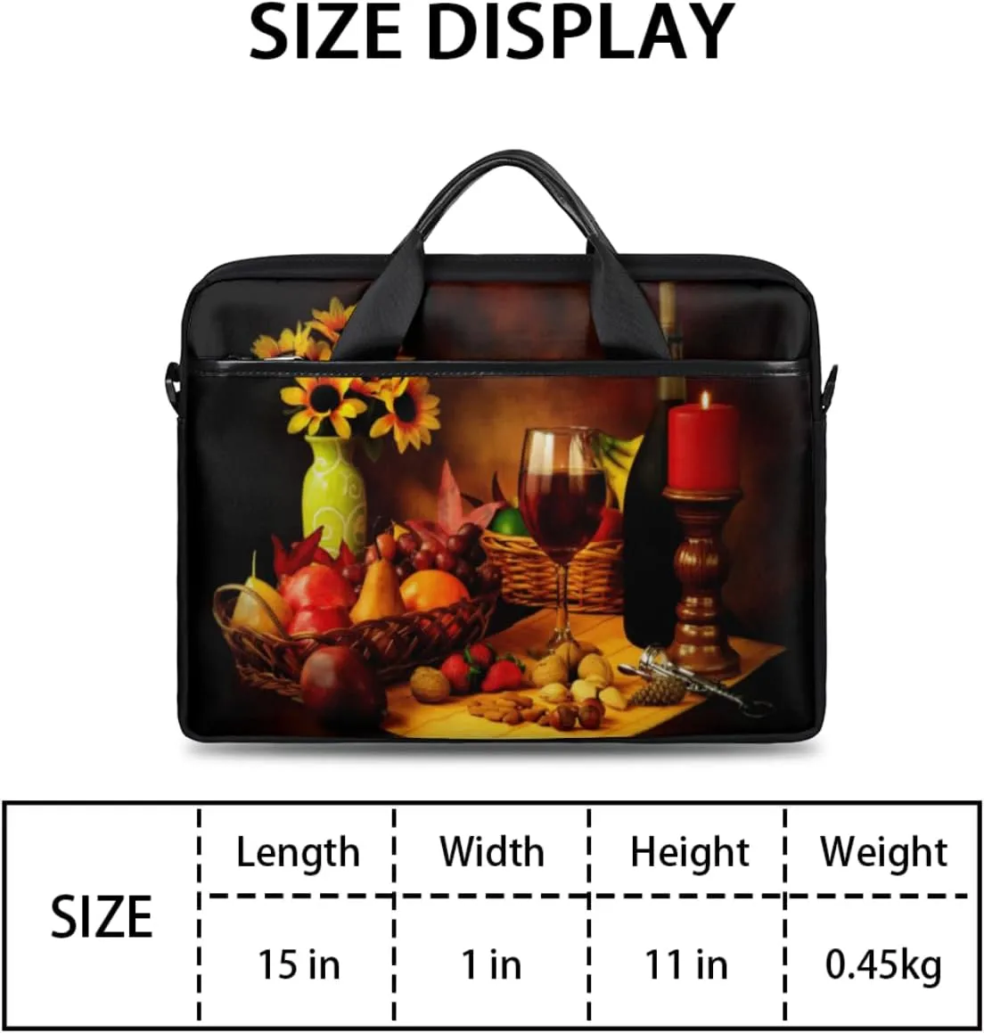 Laptop Bag Case Shoulder Messenger Carrying Bag 13 14 15 Inch Waterproof Computer Sleeve Cover