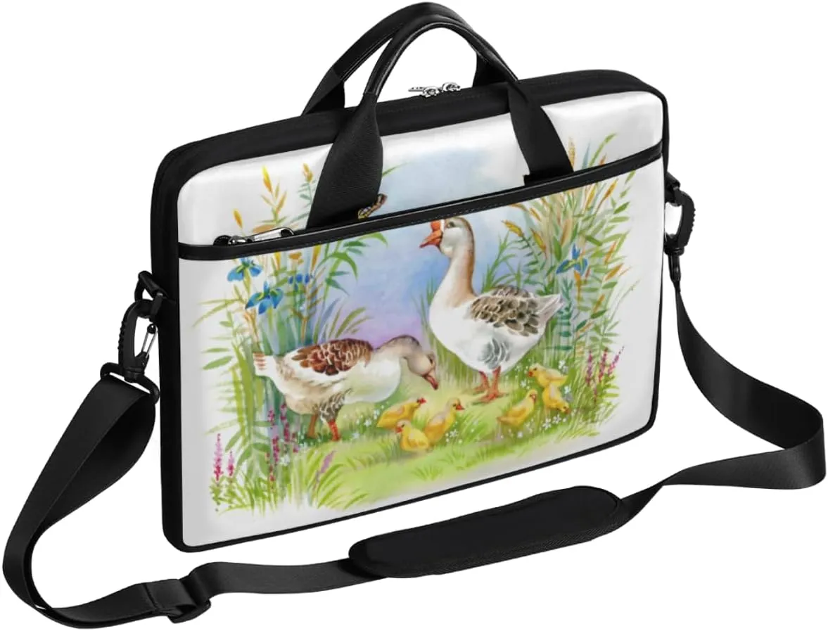 Laptop Bag Case Shoulder Messenger Carrying Bag 13 14 15 Inch Waterproof Computer Sleeve Cover