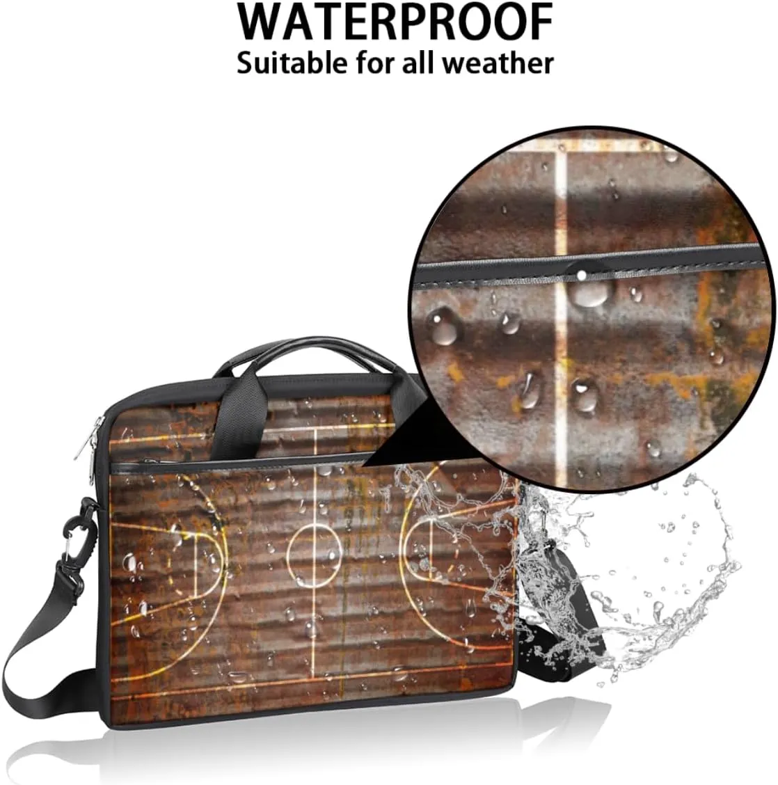 Laptop Bag Case Shoulder Messenger Carrying Bag 13 14 15 Inch Waterproof Computer Sleeve Cover