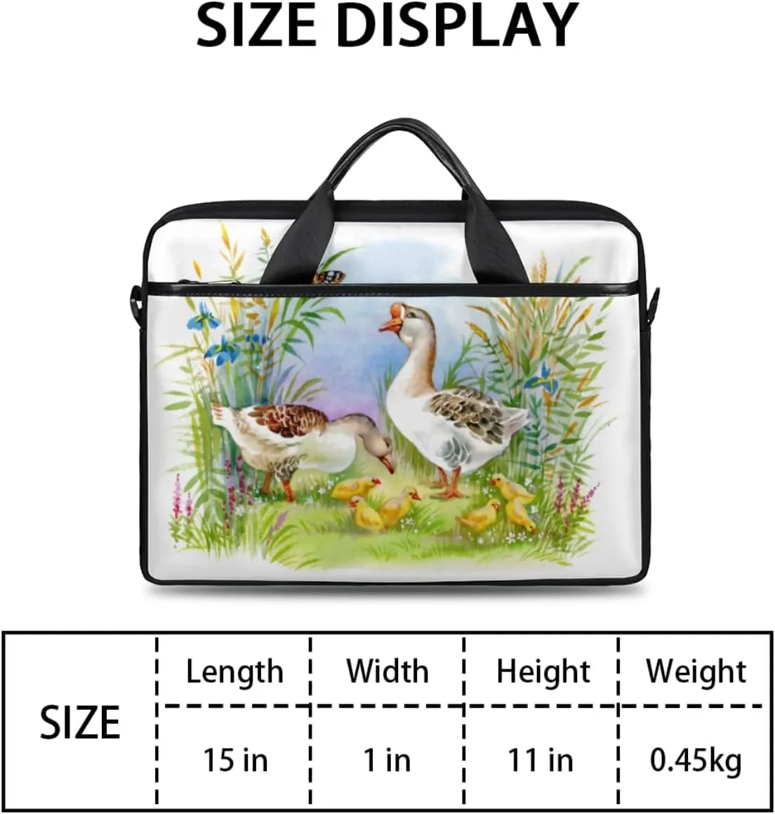 Laptop Bag Case Shoulder Messenger Carrying Bag 13 14 15 Inch Waterproof Computer Sleeve Cover