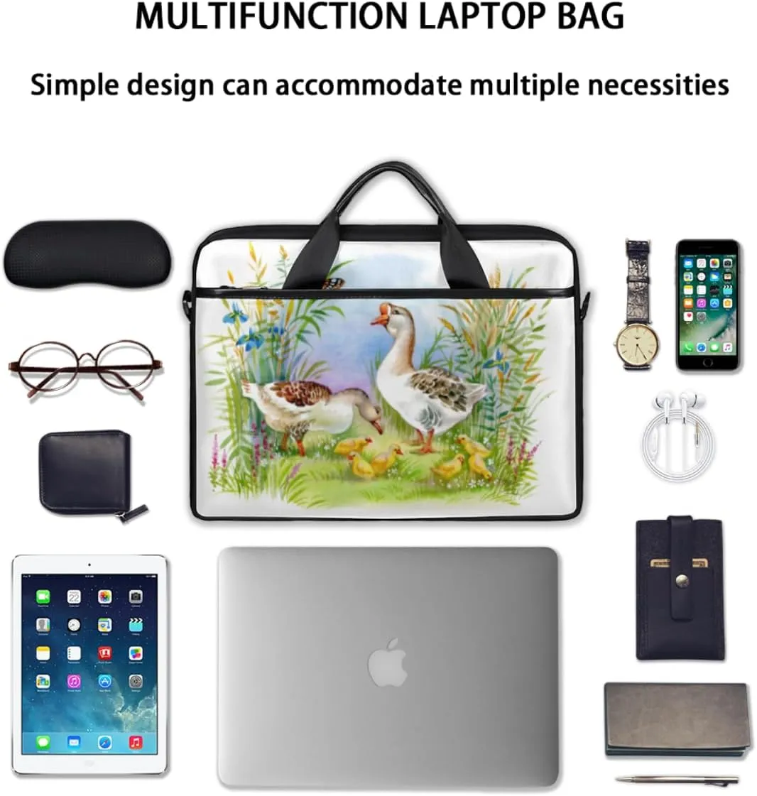 Laptop Bag Case Shoulder Messenger Carrying Bag 13 14 15 Inch Waterproof Computer Sleeve Cover