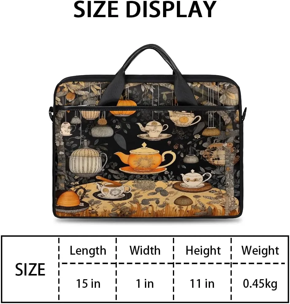 Laptop Shoulder Bag Computer Bag 13-15 Inches Laptop Carrying Case with Shoulder Strap for Women Men