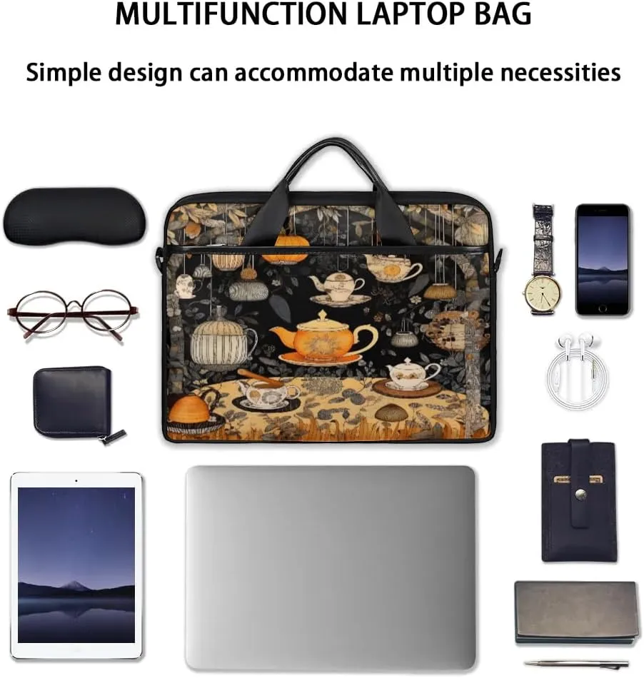 Laptop Shoulder Bag Computer Bag 13-15 Inches Laptop Carrying Case with Shoulder Strap for Women Men