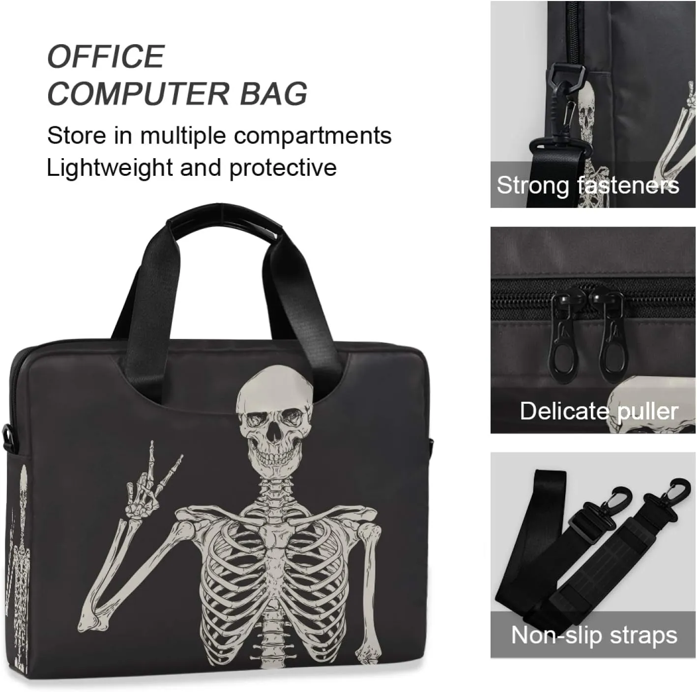 Laptop Shoulder Bag Portable Laptop Sleeve Case for 14/15.6/16in Notebook Computer Messenger Bag Women Men Briefcase