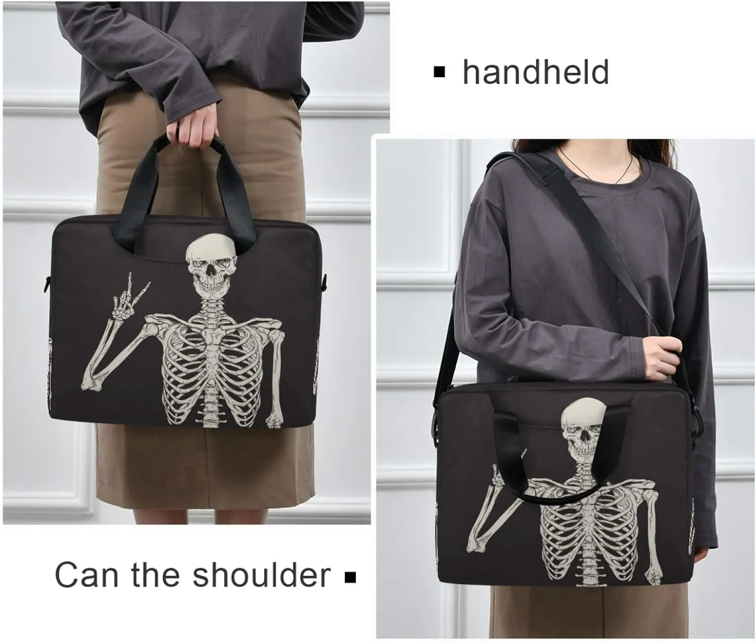 Laptop Shoulder Bag Portable Laptop Sleeve Case for 14/15.6/16in Notebook Computer Messenger Bag Women Men Briefcase
