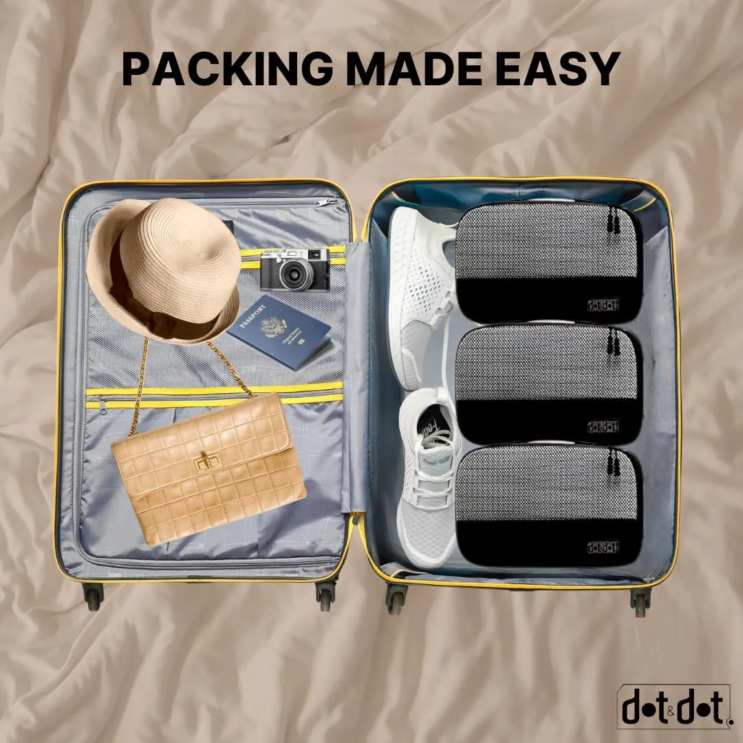 Large Packing Cubes for Travel - 5pc Large Size Travel Packing Cubes for Suitcases - Lightweight Luggage Organizer Bags
