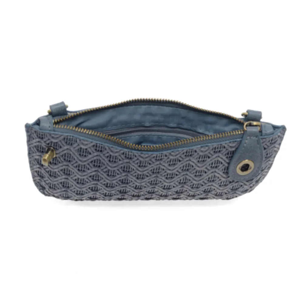 Lattice Clutch - Denim