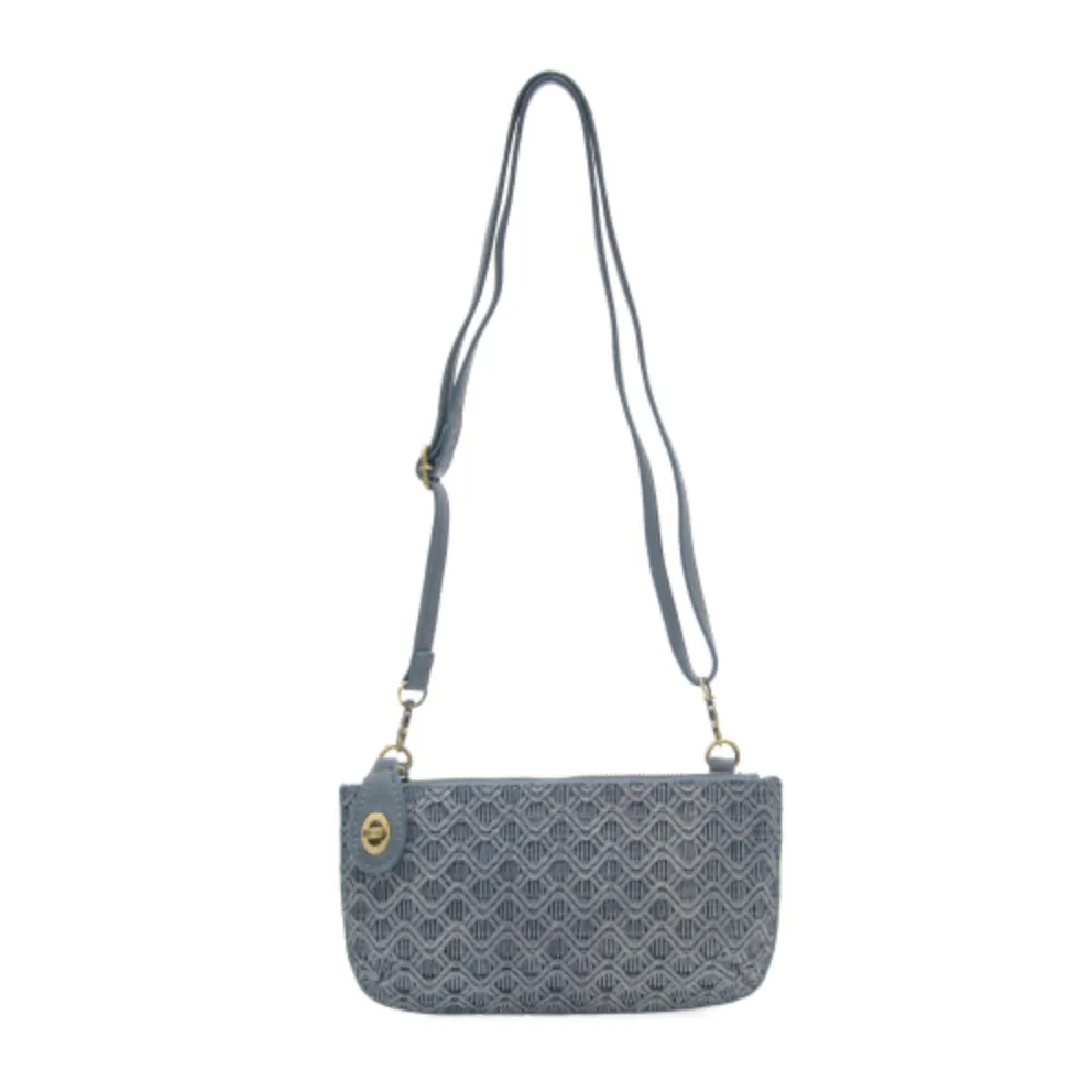 Lattice Clutch - Denim