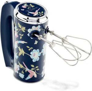 Laura Ashley Hand Mixer Electric Handheld 200W - Hand Held Electric Whisk with 5 Variable Speeds - Hand Mixers with Durable Stainless Steel Beaters - Easy to Clean Light Weight Cake Mixer for Baking