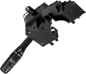 LCWRGS Turn Signal Switch Compatible with 2001 2002 2003 2004 2005 2006 Jeep TJ Wrangler Sport Utility w/Fog Lights, Headlight Dimmer Multi-Function Switch, 5016709AD SW3153