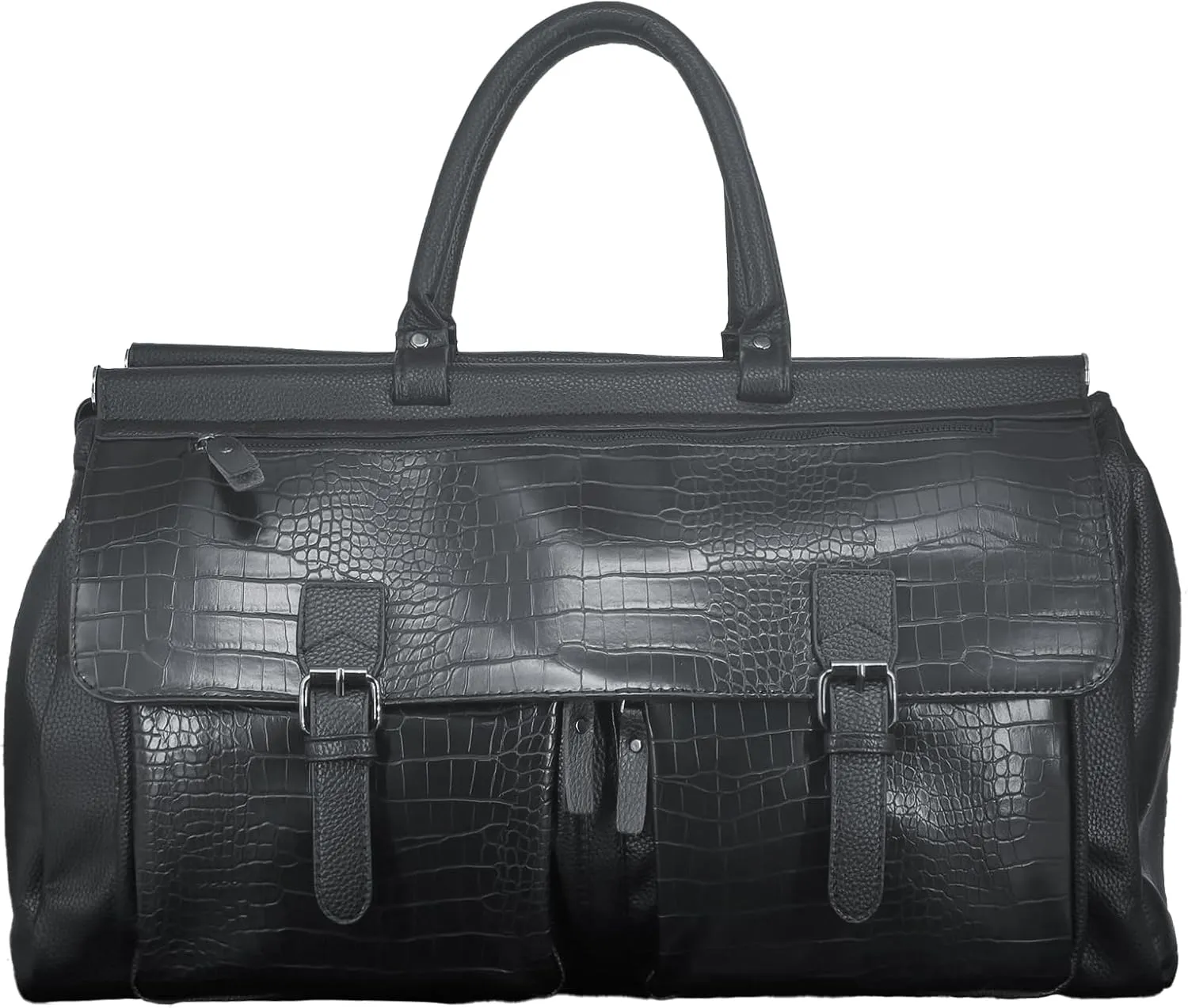 Leather Duffle Bag for Men Women - Full Grain Leather Travel Bag Carry On Weekender Overnight Duffel Bag