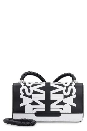Leather messenger bag