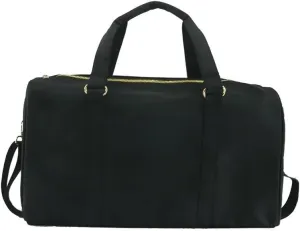 Leisure Nylon Outdoor Handbag Waterproof Fashion Travel Duffle Bag Women Small Travel Handbag-M(Black)