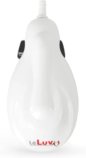 LeLuv eGrip Handheld Electric Vacuum Handle - USB Rechargable - White