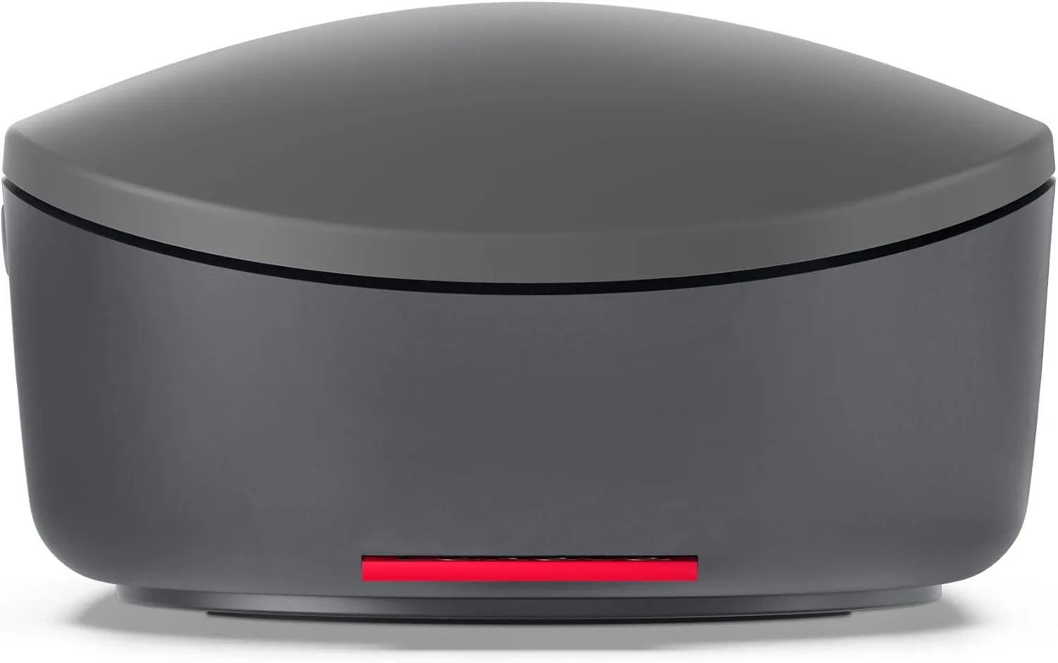 Lenovo Go Multi-Device Wireless Mouse, 2.4GHz Nano USB-C Receiver, Bluetooth, Adjustable DPI, USB-C Rechargeable Battery, Qi Wireless Charging, Ambidextrous, GY51C21211, Grey