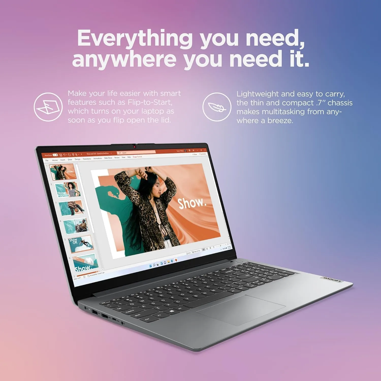 Lenovo IdeaPad 1 Student Laptop, Intel Dual Core Processor, 20GB RAM, 1TB SSD   128GB eMMC, 15.6" FHD Display, 1 Year Office 365, Windows 11 Home, Wi-Fi 6, Webcam, Bluetooth, SD Card Reader, Grey