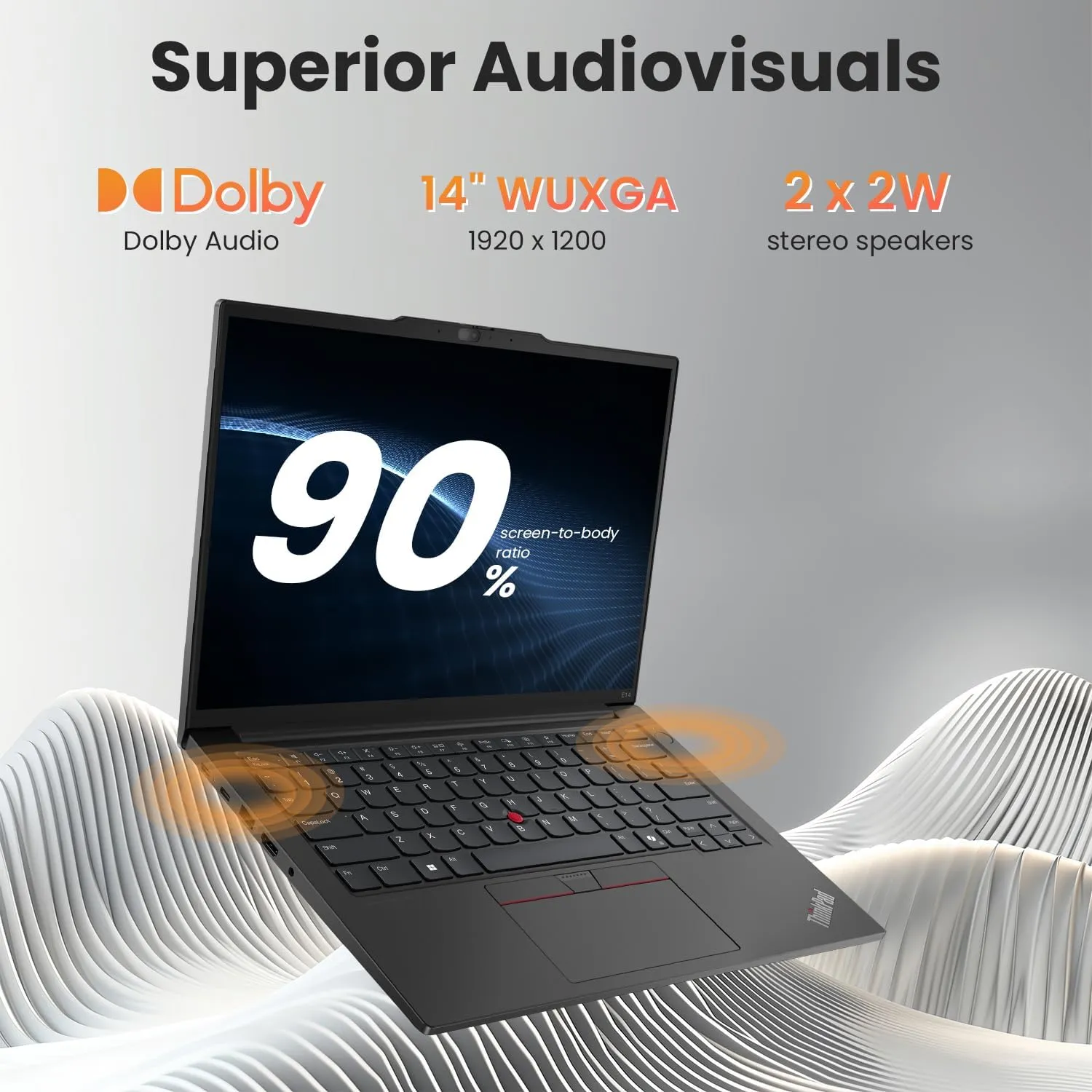 Lenovo ThinkPad E14 Gen 6 Laptop | 14" WUXGA | AMD Ryzen 5 7535U | 16GB DDR5 RAM | 512GB SSD | Fingerprint | Backlit | Wi-Fi 6 | Windows 11 Pro | Bundle with Ergonomic Mouse and ADATA USB Flash Drive