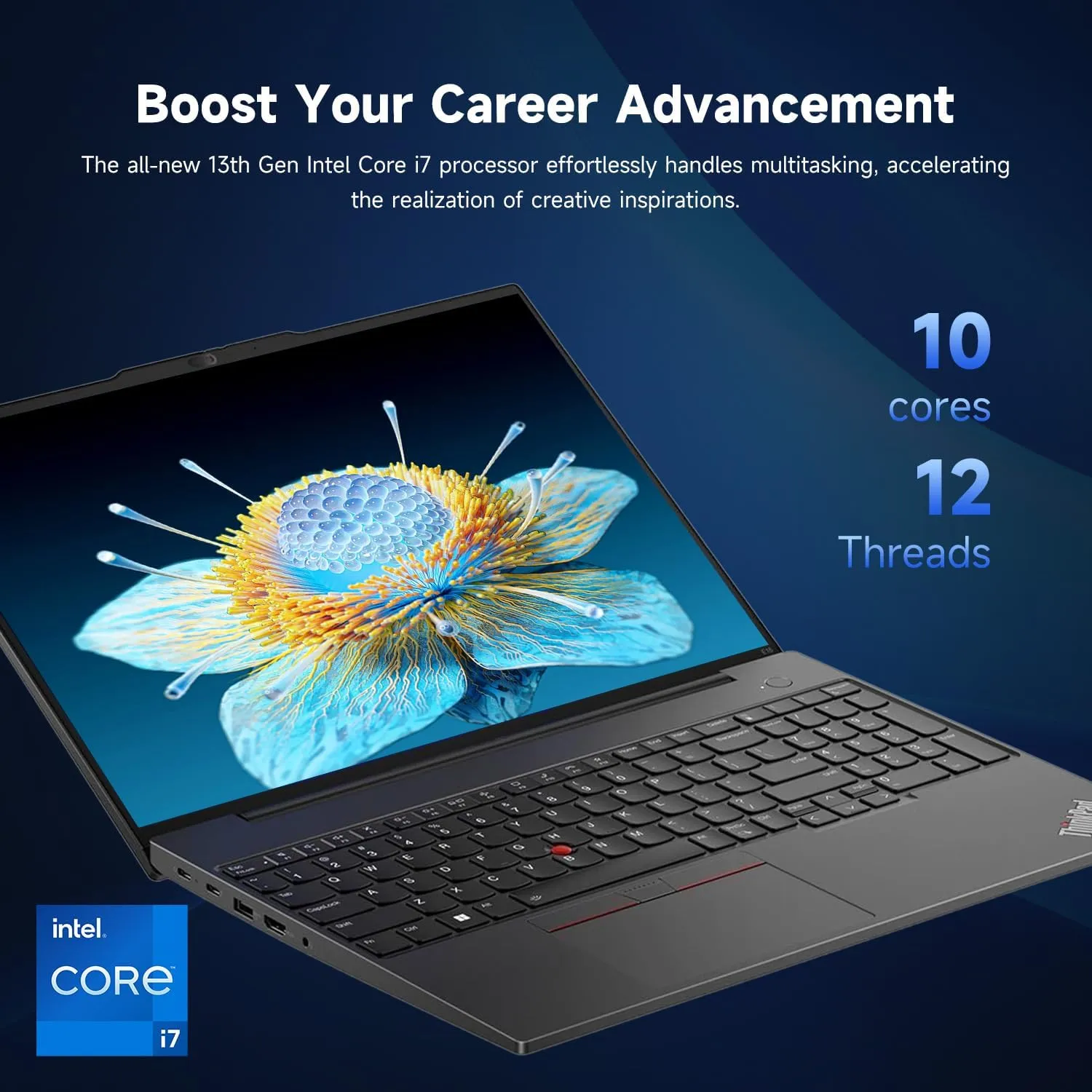 Lenovo ThinkPad E16 Business Laptop, 16" FHD  Touchscreen, Intel i7-1355U, 40GB RAM, 1TB SSD, AI Copilot, Fingerprint, Backlit KB, HDMI, Wi-Fi 6, Windows 11 Pro, Bundle with UC310 64GB USB Flash Drive