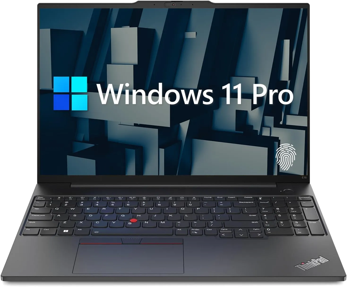 Lenovo ThinkPad E16 Business Laptop, 16" WUXGA Display, AMD Ryzen 7 7730U (Beat Intel 13th i5-1335U), 40GB RAM, 2TB PCIe SSD, Webcam, HDMI, RJ-45, Fingerprint Reader, Wi-Fi 6, Windows 11 Pro, Black