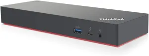 Lenovo ThinkPad Thunderbolt 3 Dock Gen 2 135W (40AN0135) Dual UHD 4K Display Capability, 2 HDMI, 2 DP, USB-C, USB 3.1 with 3 Years Warranty Card