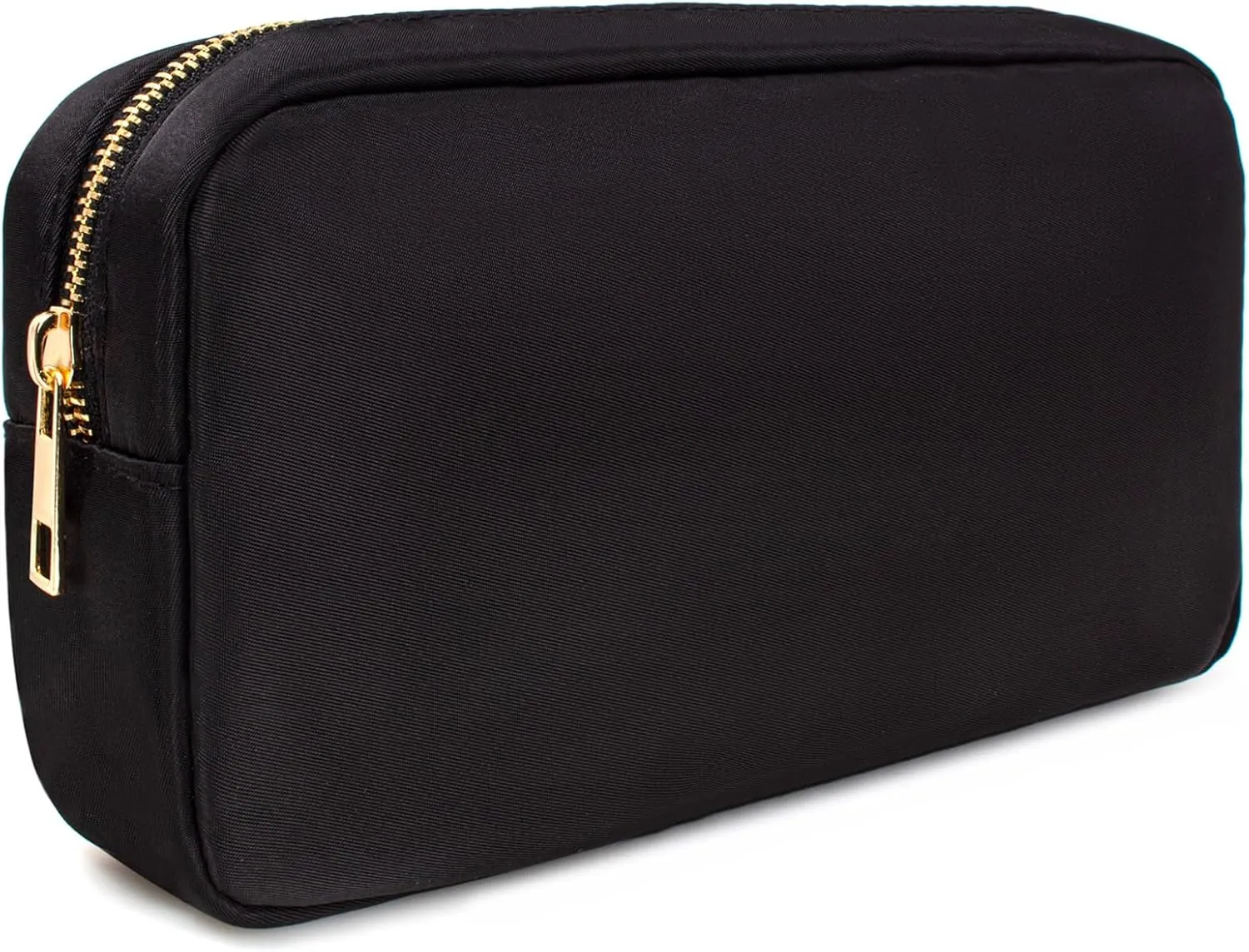 LETGO Small Makeup Bag for Purse,Nylon Small Cosmetic Bag Travel Size Toiletry Bags Travel Makeup Bag Coin Purse,Car Asscessories Bag Travel Essentials for Women Girls (Small-Black)