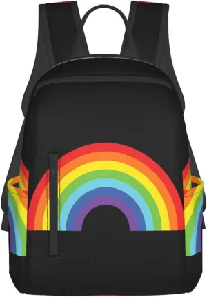 LGBT Gay Pride Rainbow Travel Laptop Backpack Casual Backpacks Double Shoulder Daypack Notebook Rucksack Work Bags Sports Bag for Gym Hiking Camping Beach