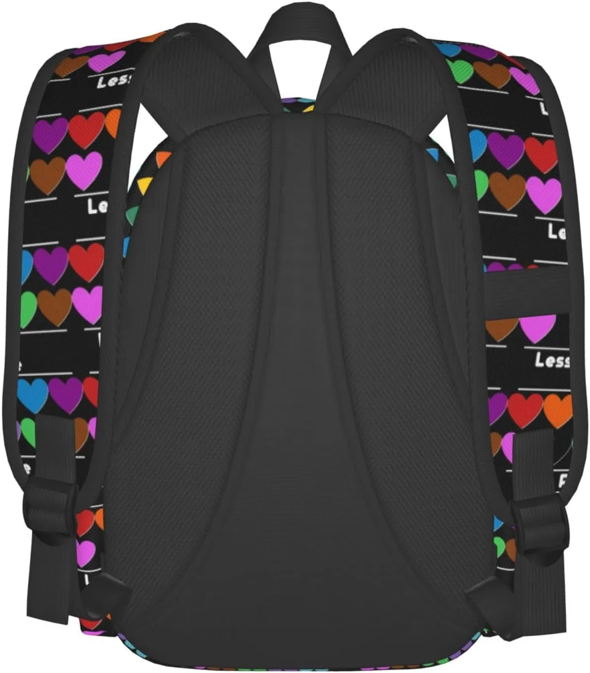 Lgbt Pride Rainbow Gay More Pride Less Prejudice Laptop Backpack Shoulder Bag Laptop Pack Travel Backpacks Commuter Back Pack Casual Daypack Bags With Side Pockets