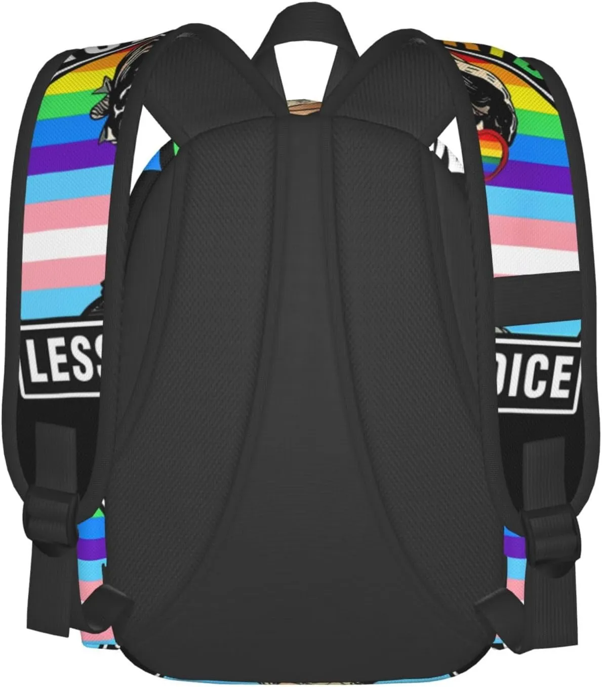 Lgbt Pride Rainbow Gay More Pride Less Prejudice Laptop Backpack Shoulder Bag Laptop Pack Travel Backpacks Commuter Back Pack Casual Daypack Bags With Side Pockets