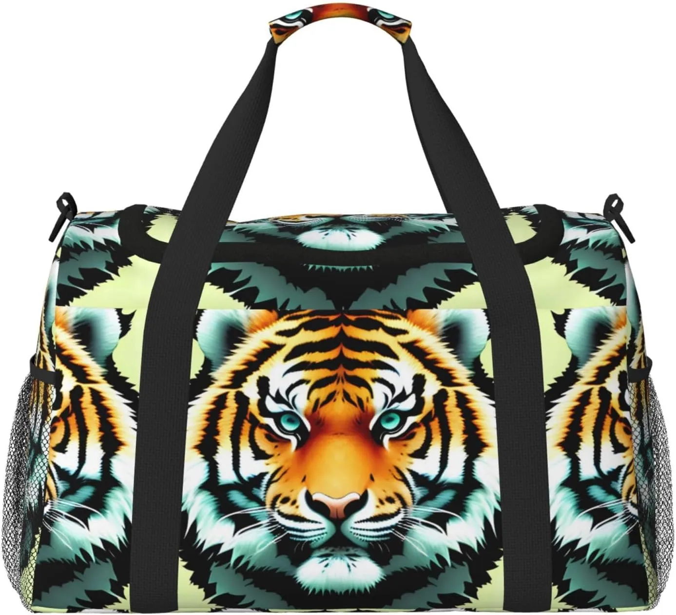 Little Fat Tiger Head Hand Travel Bag.Fashionable Design, Large Storage Capacity, Suitable For Business Trips And Short Trips.