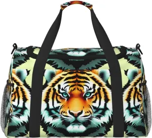 Little Fat Tiger Head Hand Travel Bag.Fashionable Design, Large Storage Capacity, Suitable For Business Trips And Short Trips.