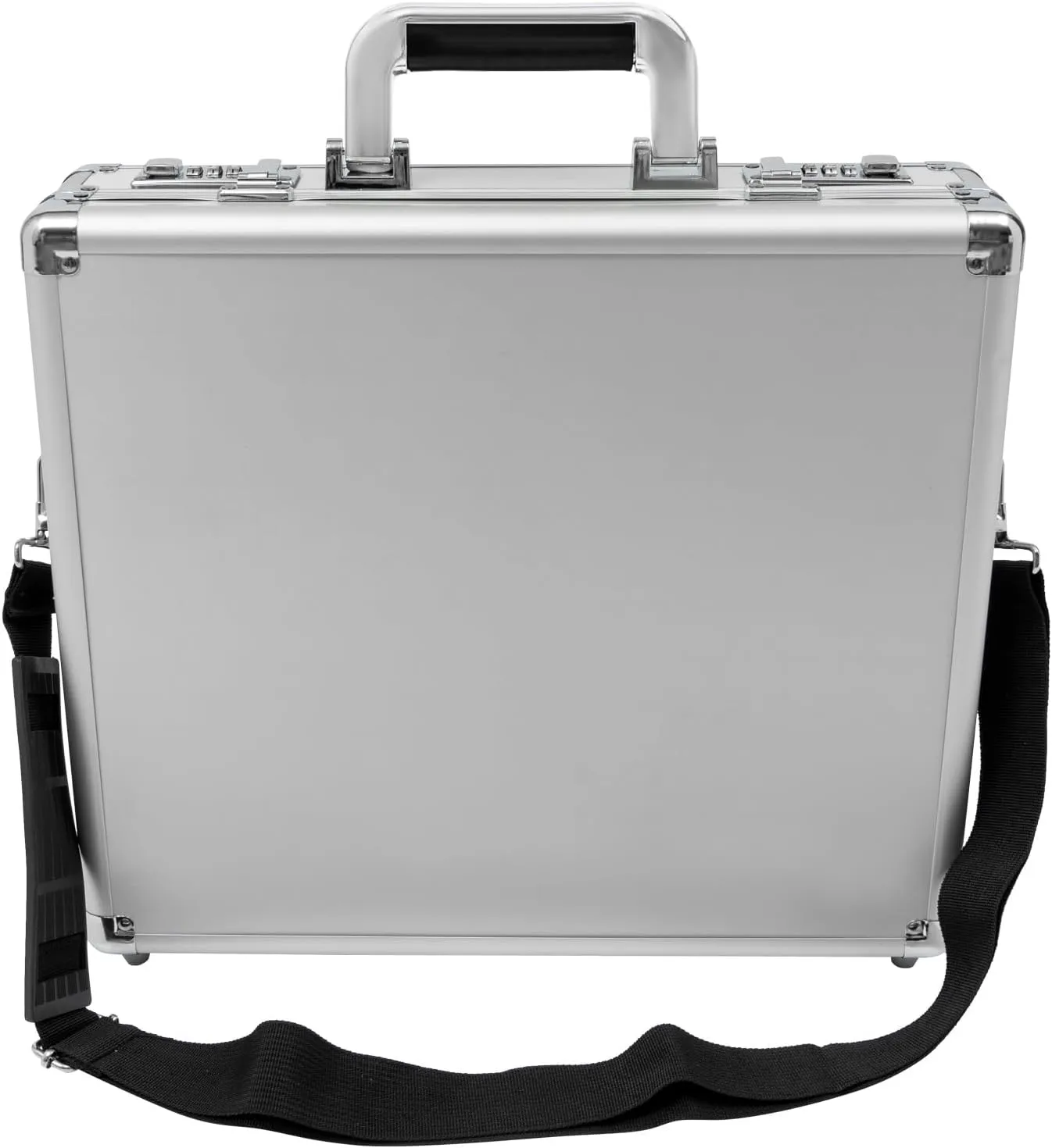 Locking Aluminum Briefcase with Handle and Strip