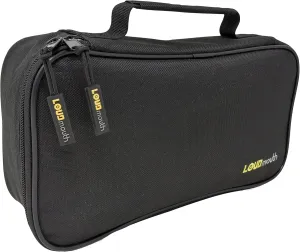 LOUDmouth Wide Mouth Microphone Case | Large Padded Mic Pouch Bag | 12" x 6.25" x 3.25"