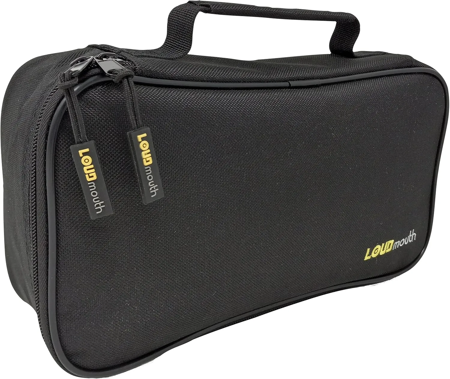 LOUDmouth Wide Mouth Microphone Case | Large Padded Mic Pouch Bag | 12" x 6.25" x 3.25"