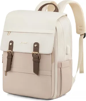 LOVEVOOK Travel Laptop Backpack Purse for Women Fashion Vintage Computer Backpack 15.6 Inch Large Teacher Nurse Backpack Casual Daypack for Business Work College