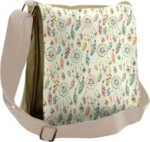 Lunarable Tribal Messenger Bag, Shaman Dreamcatcher, Unisex Cross-body