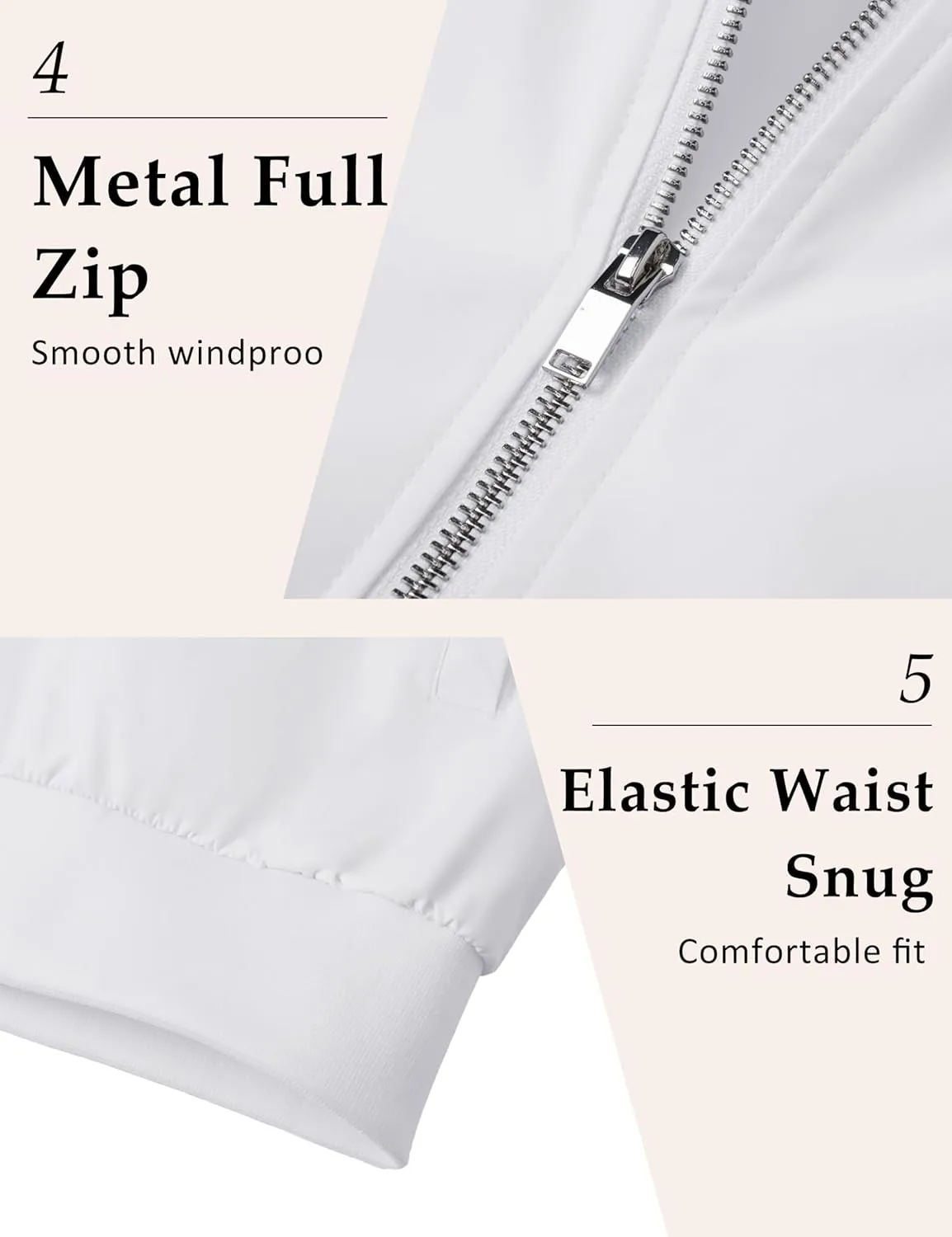 MAGCOMSEN Men's Bomber Jacket Lightweight Casual Windbreaker Spring Fall Zip Up Coat with 5 Pocket