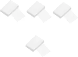 MAGICLULU 4sets Groove Cellophane Treat Bags Easy Visibility Snack Packaging Candy Wrapping Materials 200pcs*4