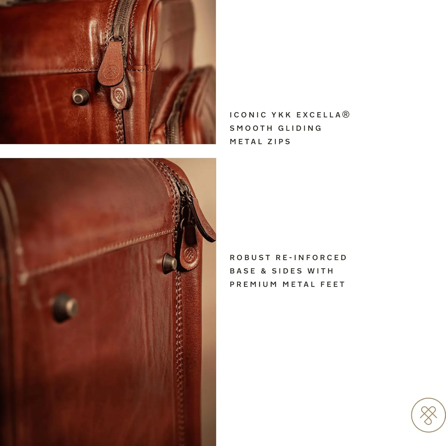 Maxwell Scott - Luxury Full Grain Leather Wheeled Rolling Trolley Case Luggage for Luxury Travelling - The Piazzale Black