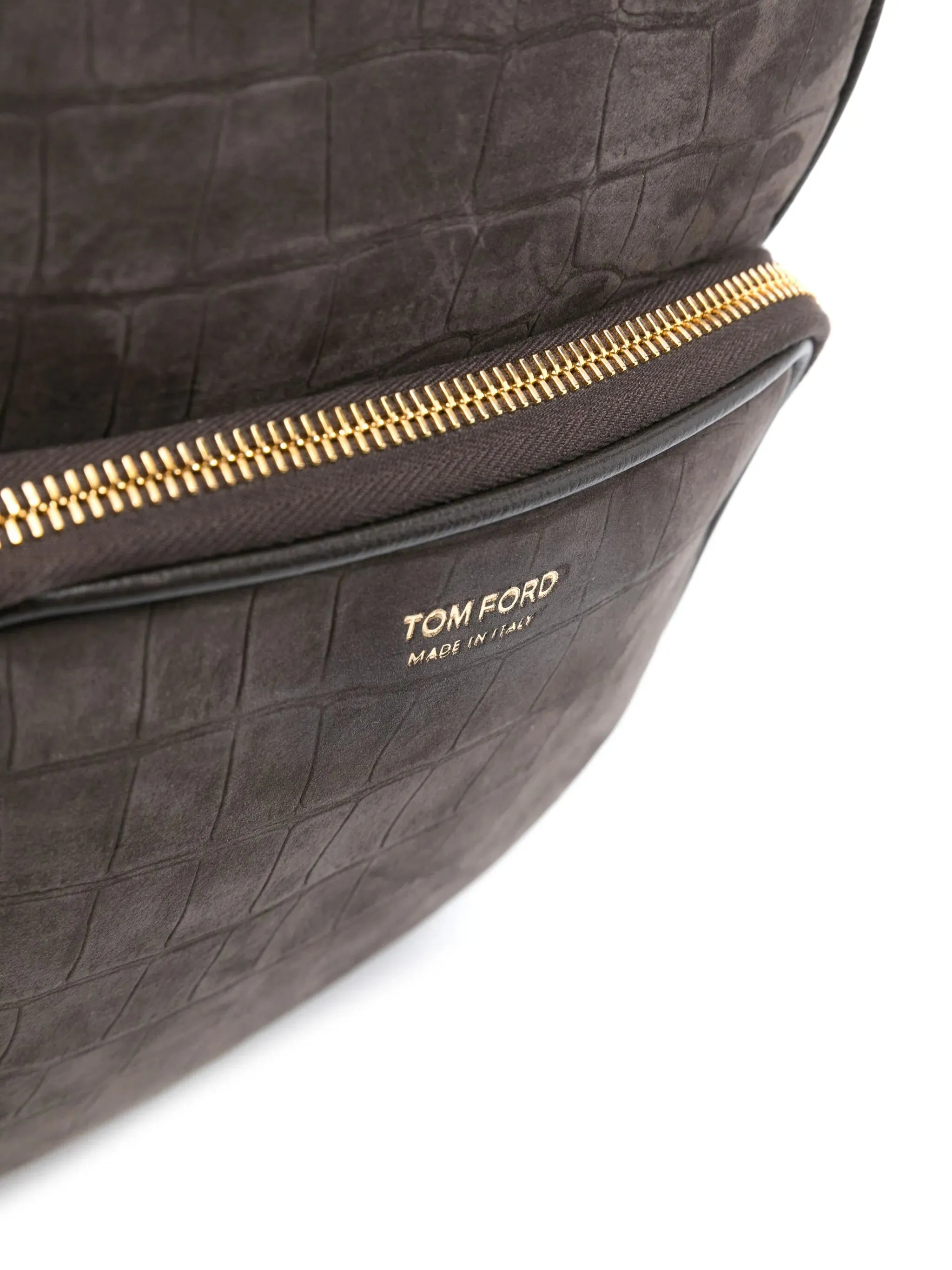 Member-exclusive nubuck bag embossed-crocodile Versatile crossbody